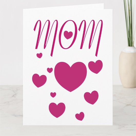 I Heart MOM  Kaart (Voorkant)