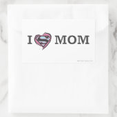 I Heart Mom Rechthoekige Sticker (Tas)