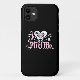 I Heart Mom Roze Case-Mate iPhone Case