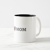 I Heart Mom Tweekleurige Koffiemok (Voorkant rechts)