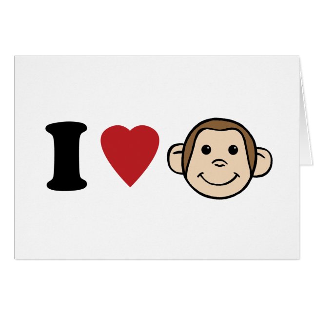 I Heart Monkeys (Voorkant Horizontaal)