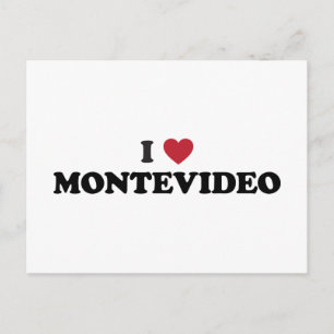 I Heart Montevideo Uruguay Briefkaart