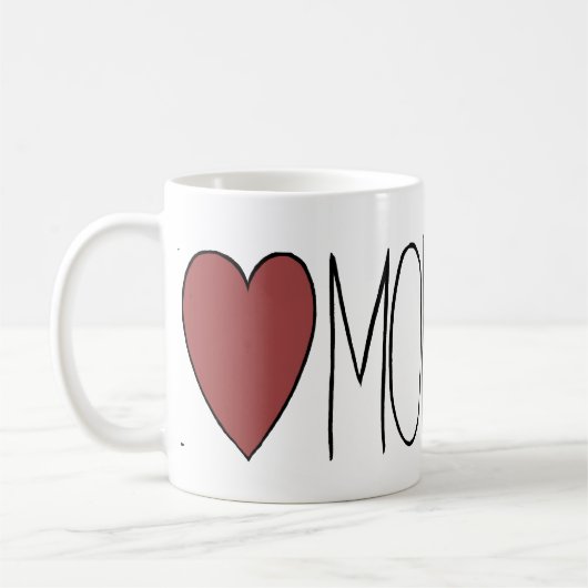 I Heart Mornings Koffiemok (Links)