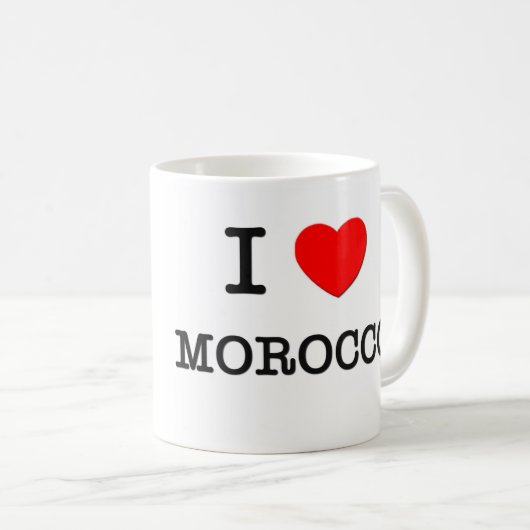 I HEART MOROCCO KOFFIEMOK (Voorkant rechts)