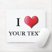  I Heart Mousepad 0001 Muismat (Met muis)