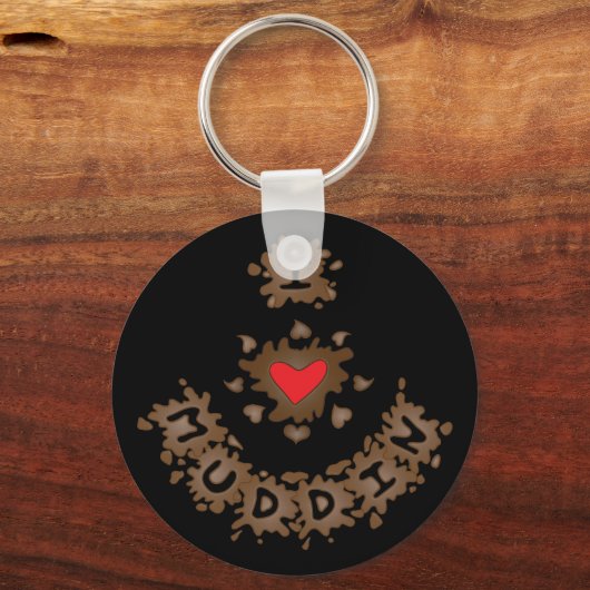 I Heart Muddin Sleutelhanger (Voorkant)