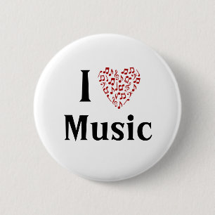 I Heart Music Button