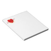 I Heart Music Notitieblok (Schuin)