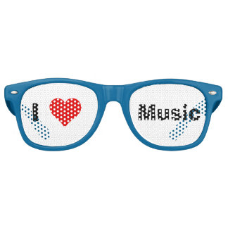 I Heart Music Party Zonnebril