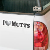 I Heart Mutts - Bumpersticker (Op Truck)