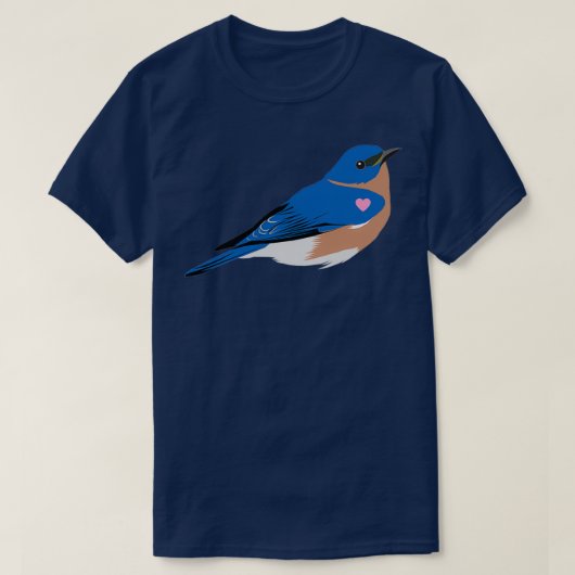 I Heart my Eastern Bluebird T-shirt (Design voorkant)