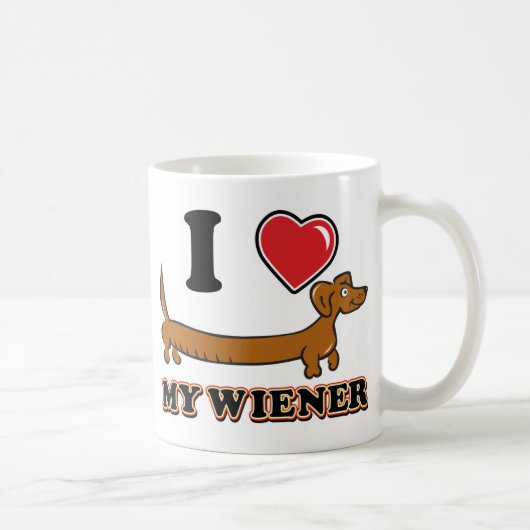 I-HEART-MY-WEINER KOFFIEMOK (Rechts)