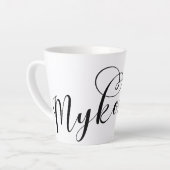 I Heart Mykonos, Griekenland, Glass, bevroren Latte Mok (Linkerhoek)