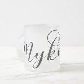 I Heart Mykonos, Griekenland Matglas Koffiemok (Voorkant links)