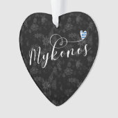 I Heart Mykonos, Griekenland Ornament (voorkant)