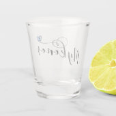 I Heart Mykonos, Griekenland Shot Glas (Achterkant)