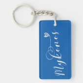 I Heart Mykonos, Griekenland Sleutelhanger (Voorkant)