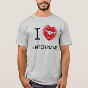 I_HEART_____ (naam invoegen) T-shirt