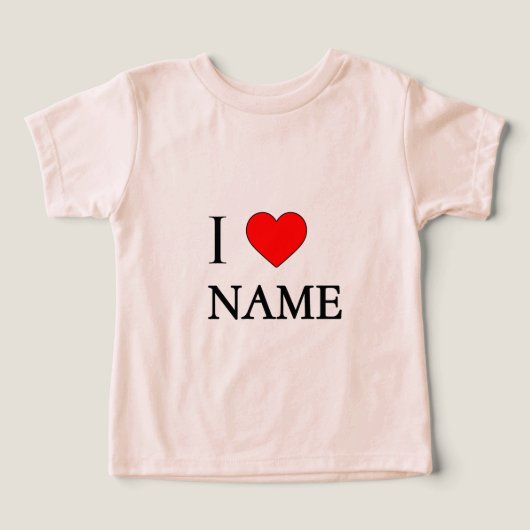 I heart name (customisable) (Design voorkant)