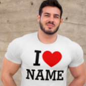 I Heart Name T-Shirt