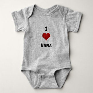 I Heart Nana Baby Bodysuit