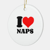 I HEART NAPS KERAMISCH ORNAMENT (Links)