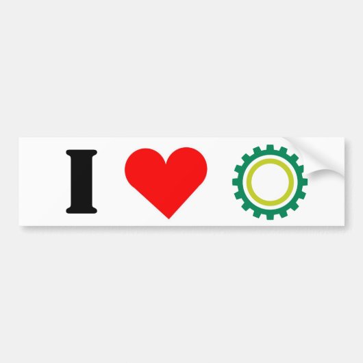 I Heart NEHES Bumpersticker (Voorkant)