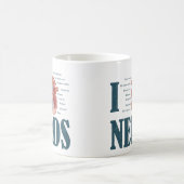 I Heart NERDS Koffiemok (Center)