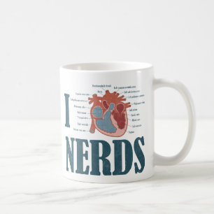 I Heart NERDS Koffiemok