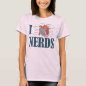 I Heart NERDS T-shirt (Voorkant)