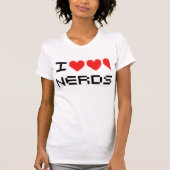I Heart Nerds T-shirt (Voorkant)
