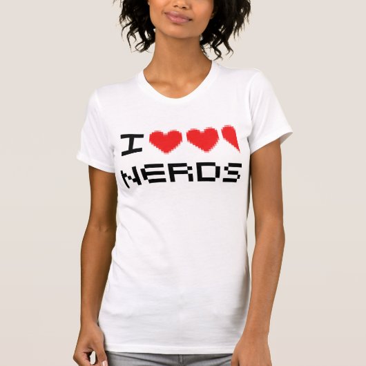I Heart Nerds T-shirt (Voorkant)