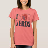 I Heart NERDS T-shirt (Voorkant)