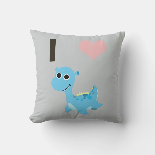 I Heart Nessie Kussen (Voorkant)