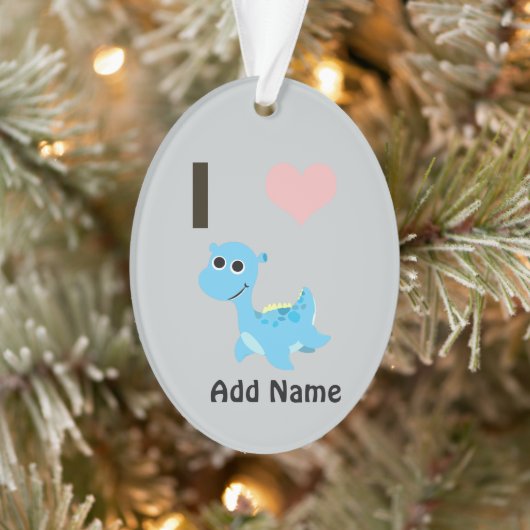 I Heart Nessie Ornament (Boom)