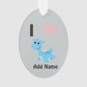 I Heart Nessie Ornament (voorkant)