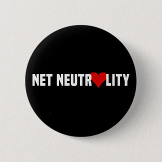 I Heart Net Neutrality Ronde Button 5,7 Cm