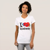 I Heart Neurodiversity Rainbow Infinity Shirt (Voorkant volledig)