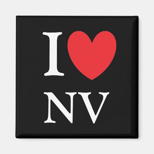 I Heart Nevada Magnet (Voorkant)