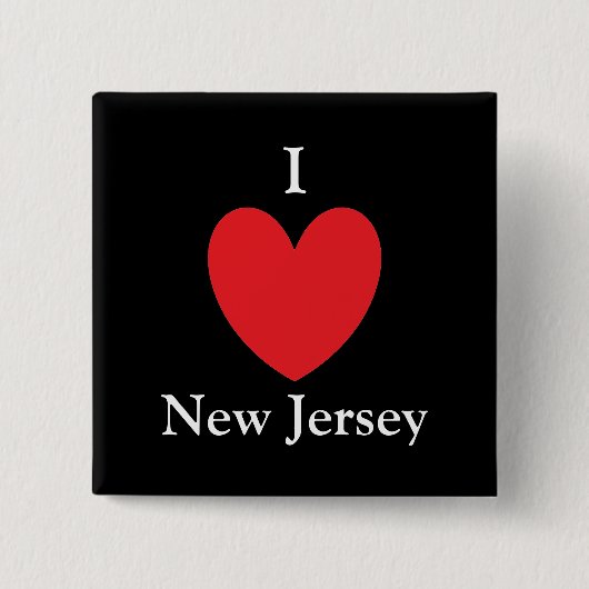I Heart New Jersey Button (Voorkant)