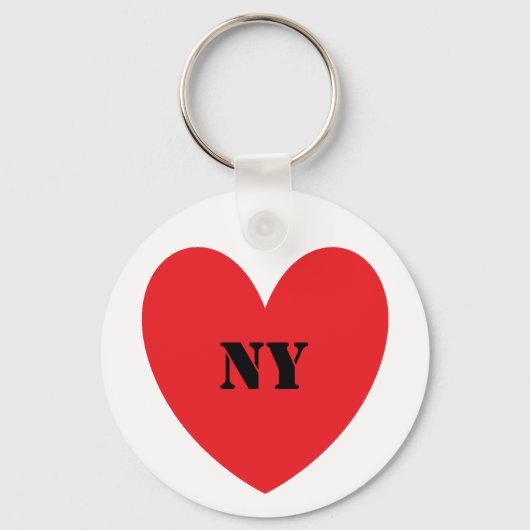 I Heart New York Sleutelhanger (Voorkant)