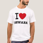 I Heart Newark T-shirt (Voorkant)