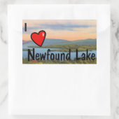 I Heart Newfound Lake Rechthoekige Sticker (Tas)