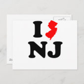 I Heart NJ Briefkaart (Voorkant / Achterkant)