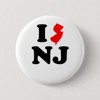 I Heart NJ Ronde Button 5,7 Cm
