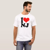 I Heart NJ T-shirt (Voorkant volledig)