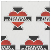 I Heart North Carolina Stof (Close Up)