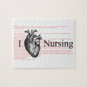 I Heart Nursing Legpuzzel (Horizontaal)