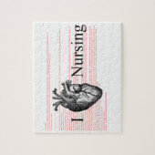 I Heart Nursing Legpuzzel (Verticaal)