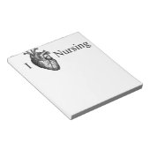 I Heart Nursing Notitieblok (Schuin)